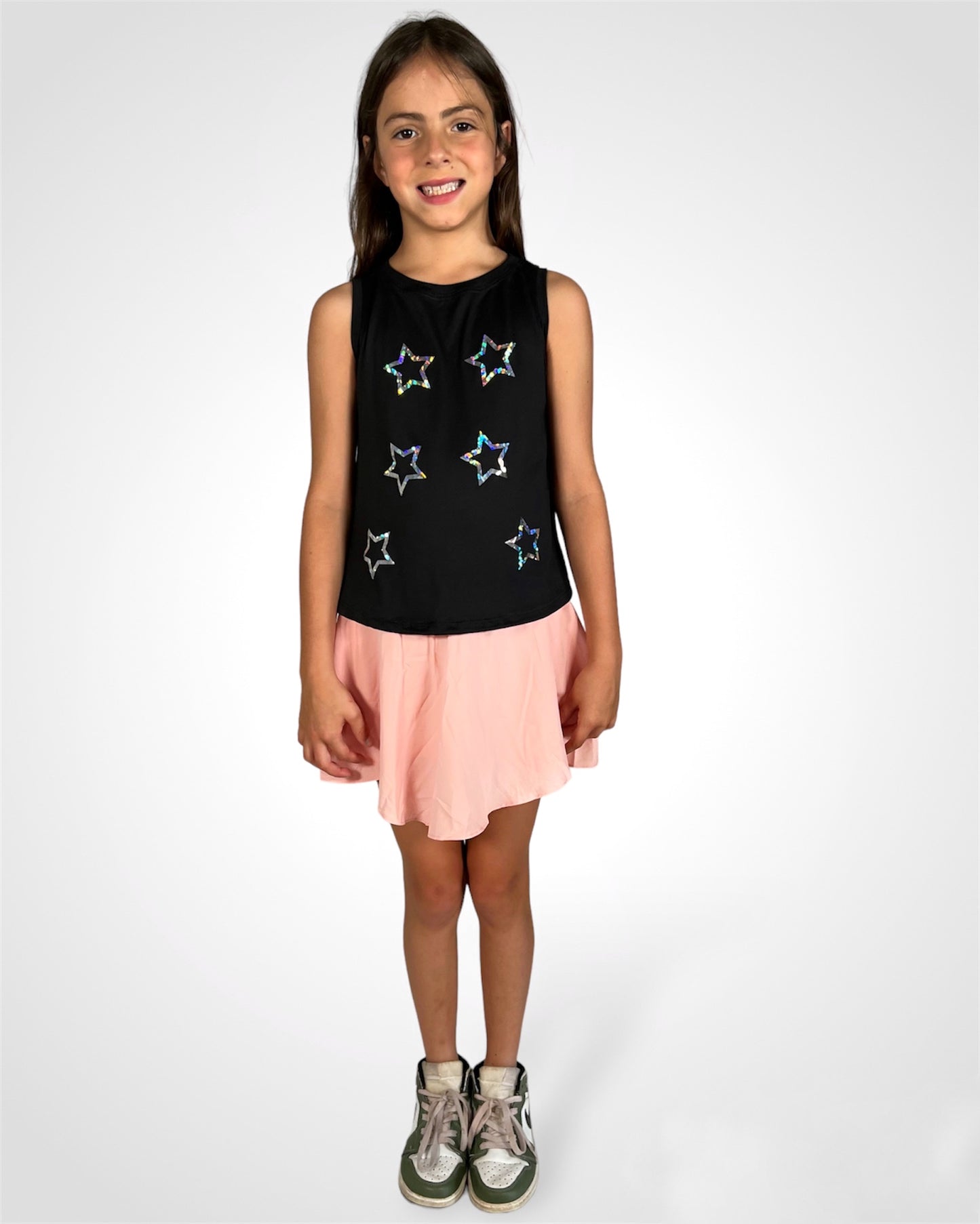 Kid T-shirt hollow stars