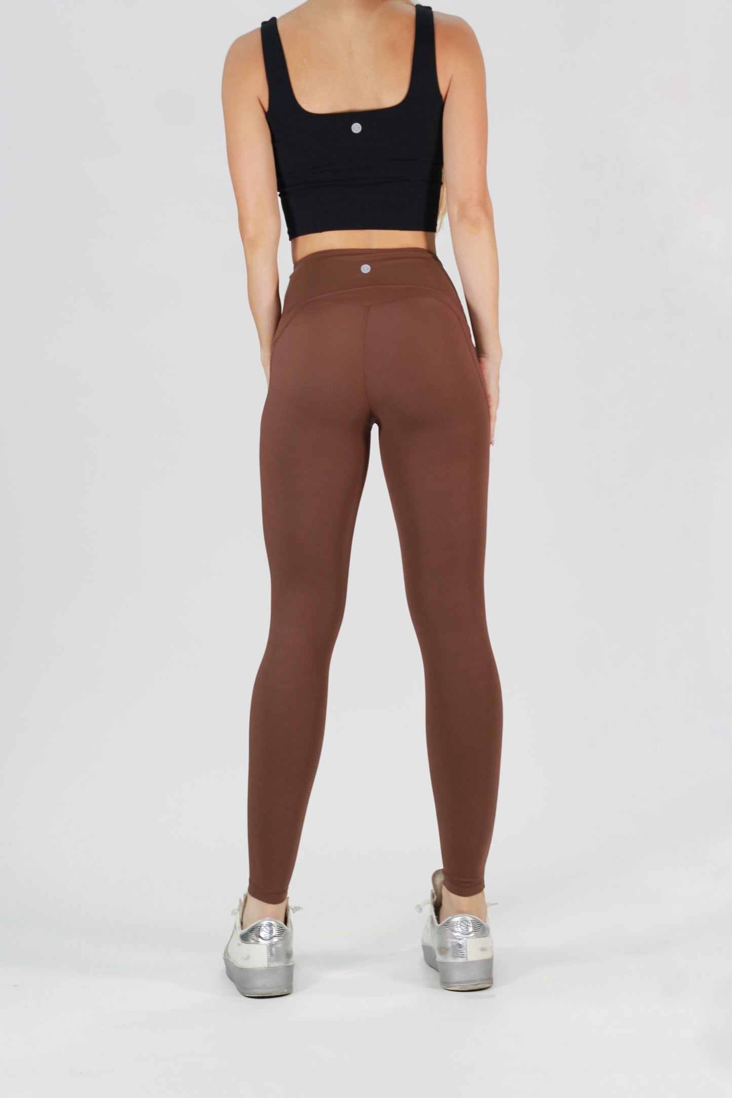 Brown Legging con bolsillo
