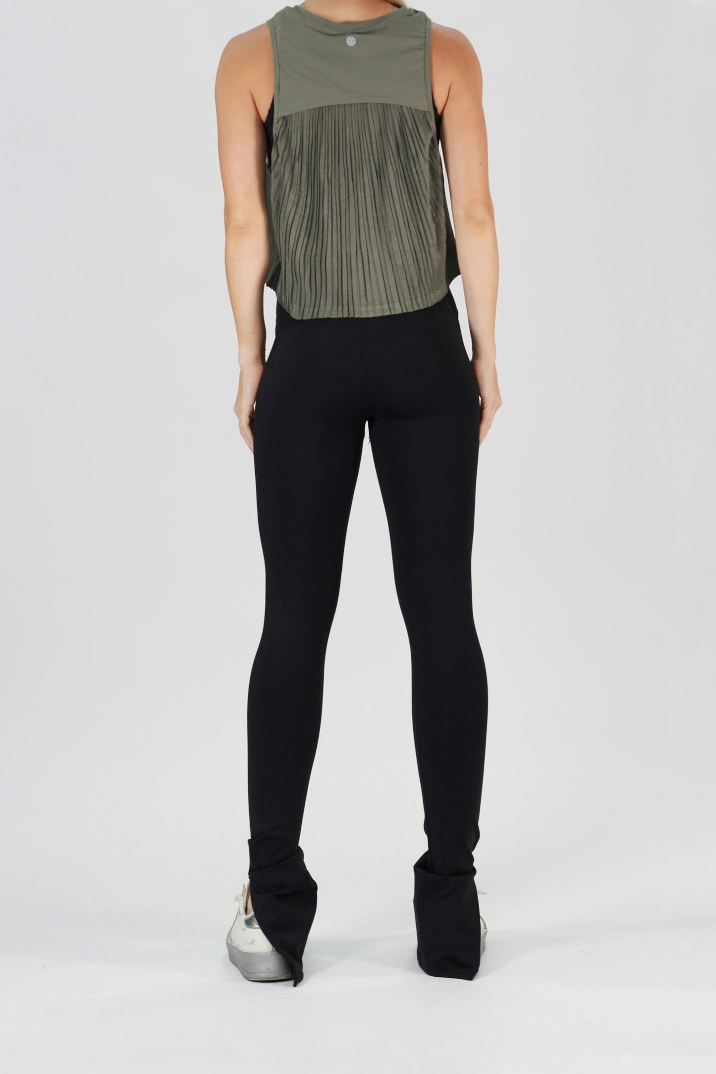 Pleated Basic Shirt Green