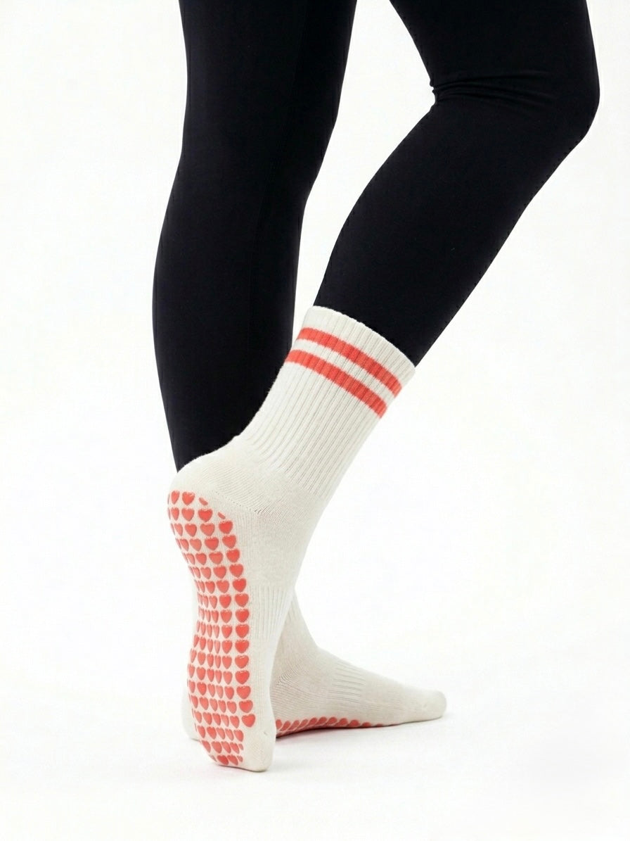 The Grip socks / Pink heart