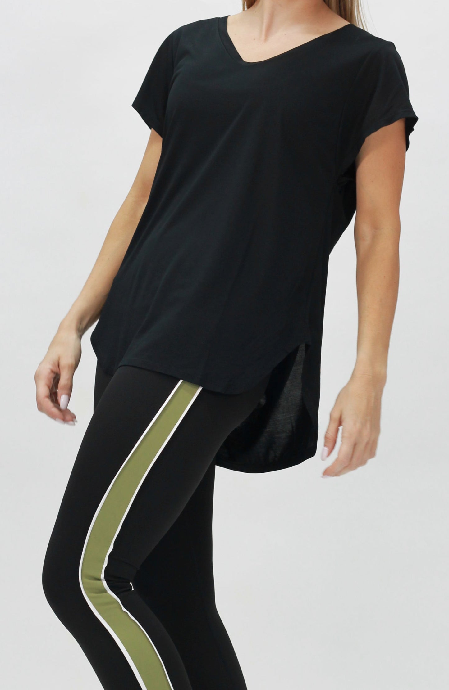 Soft basic shirt black