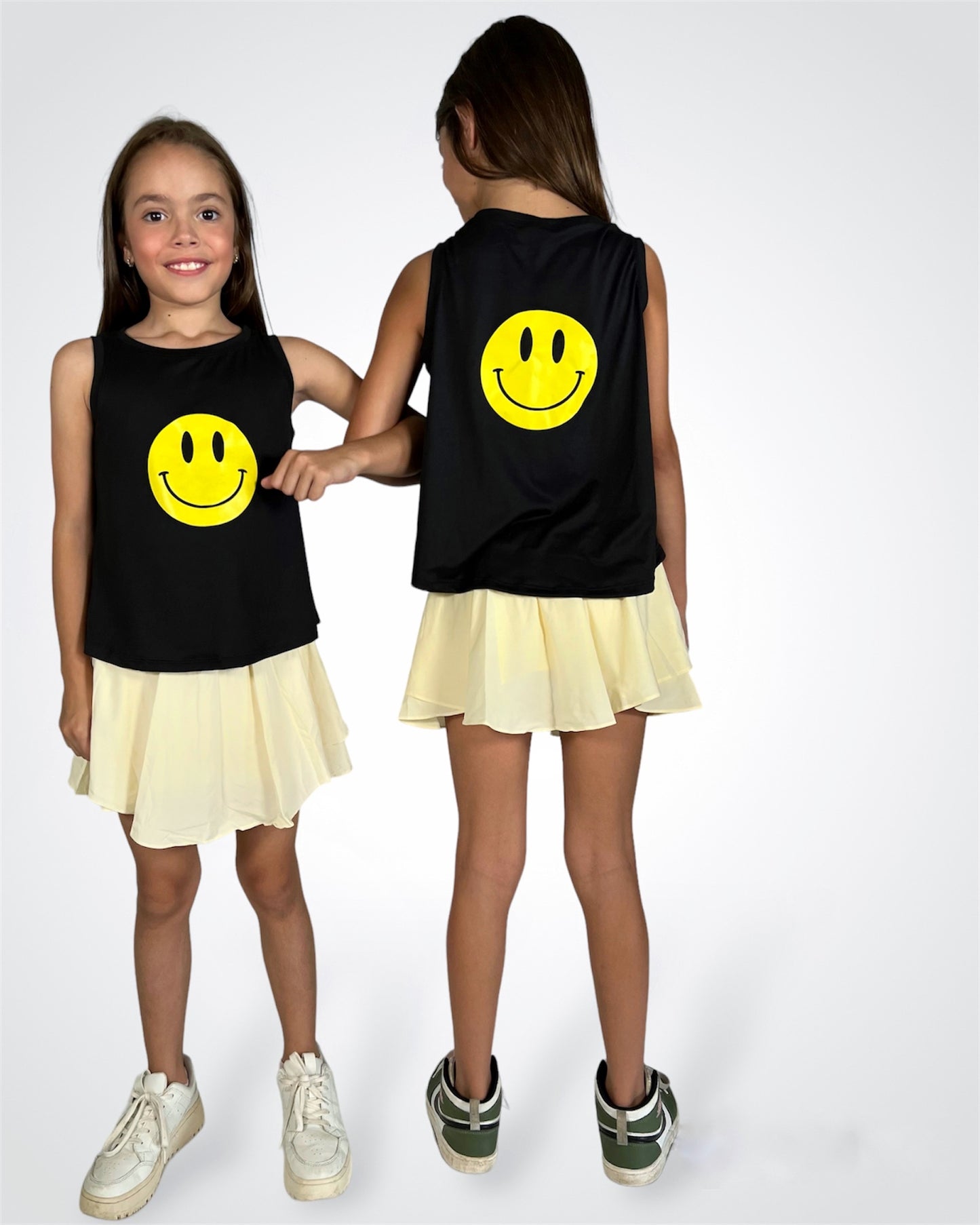 Kid butterfly skirt yellow