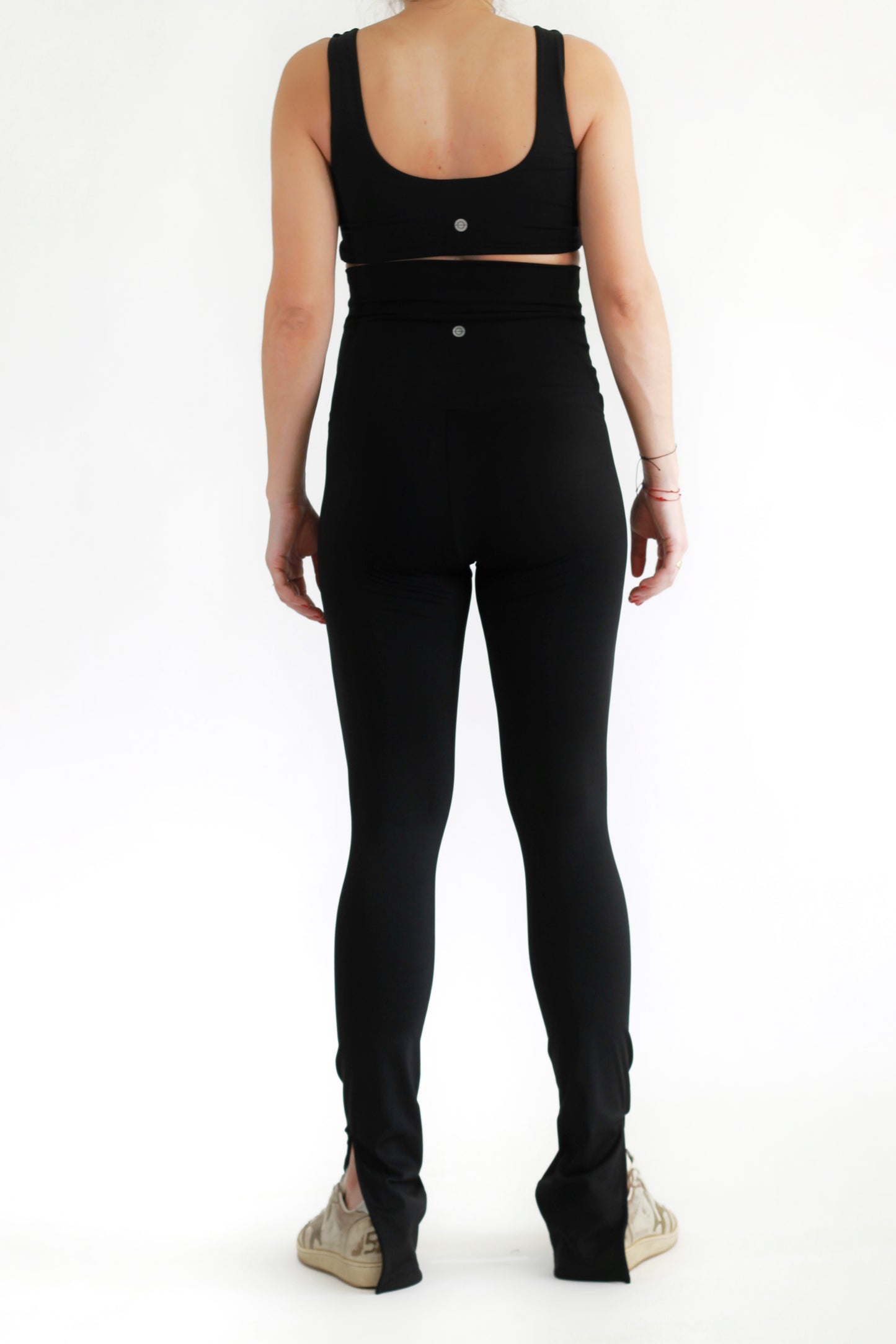 Preggo Split Flare Legging Black
