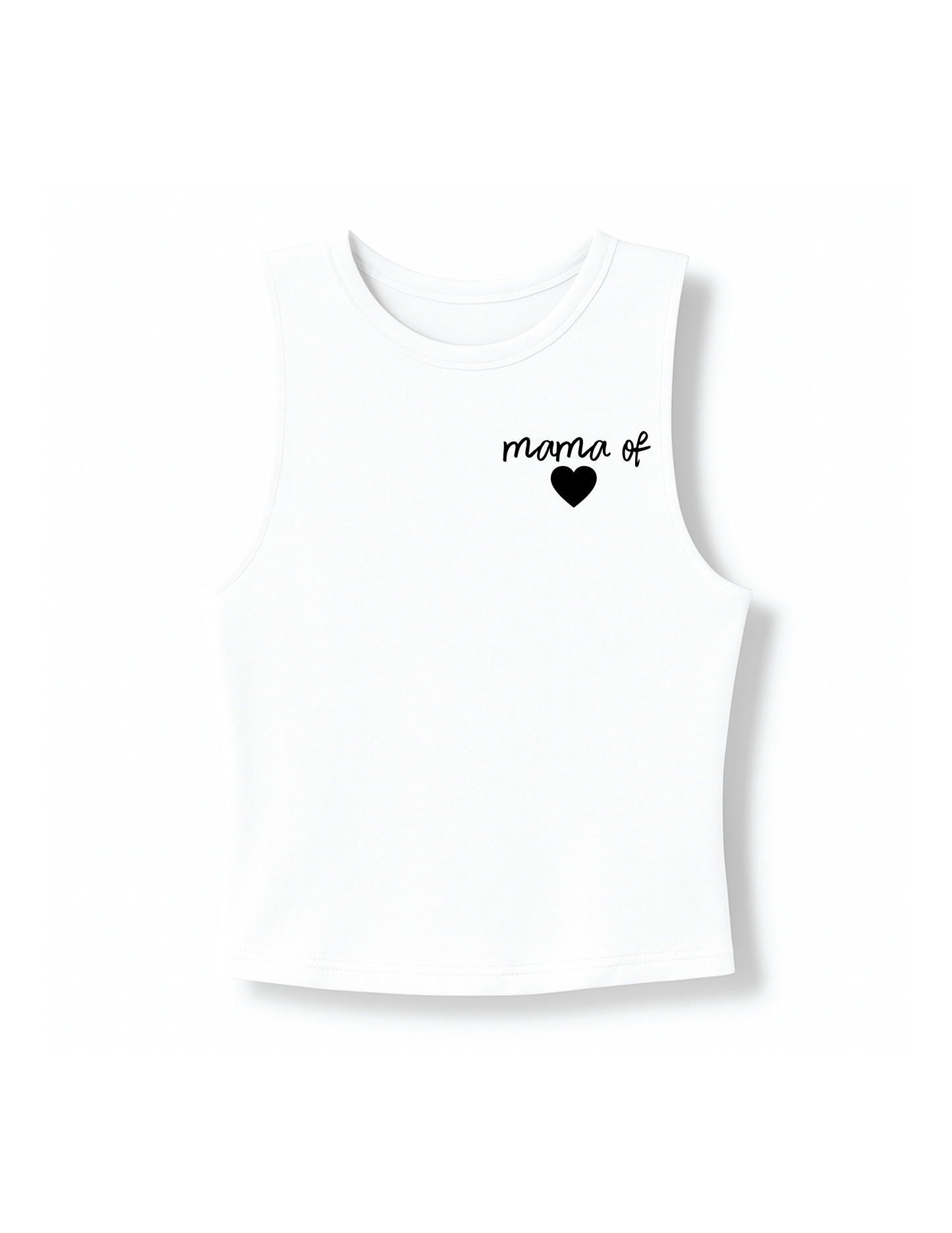 Mama of (#) logo t-shirt
