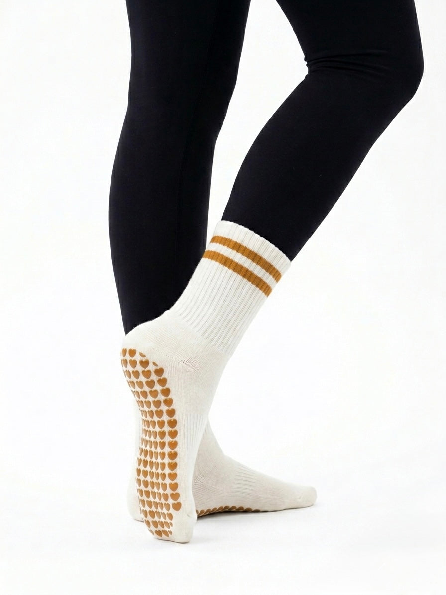 The Grip socks / Gold heart