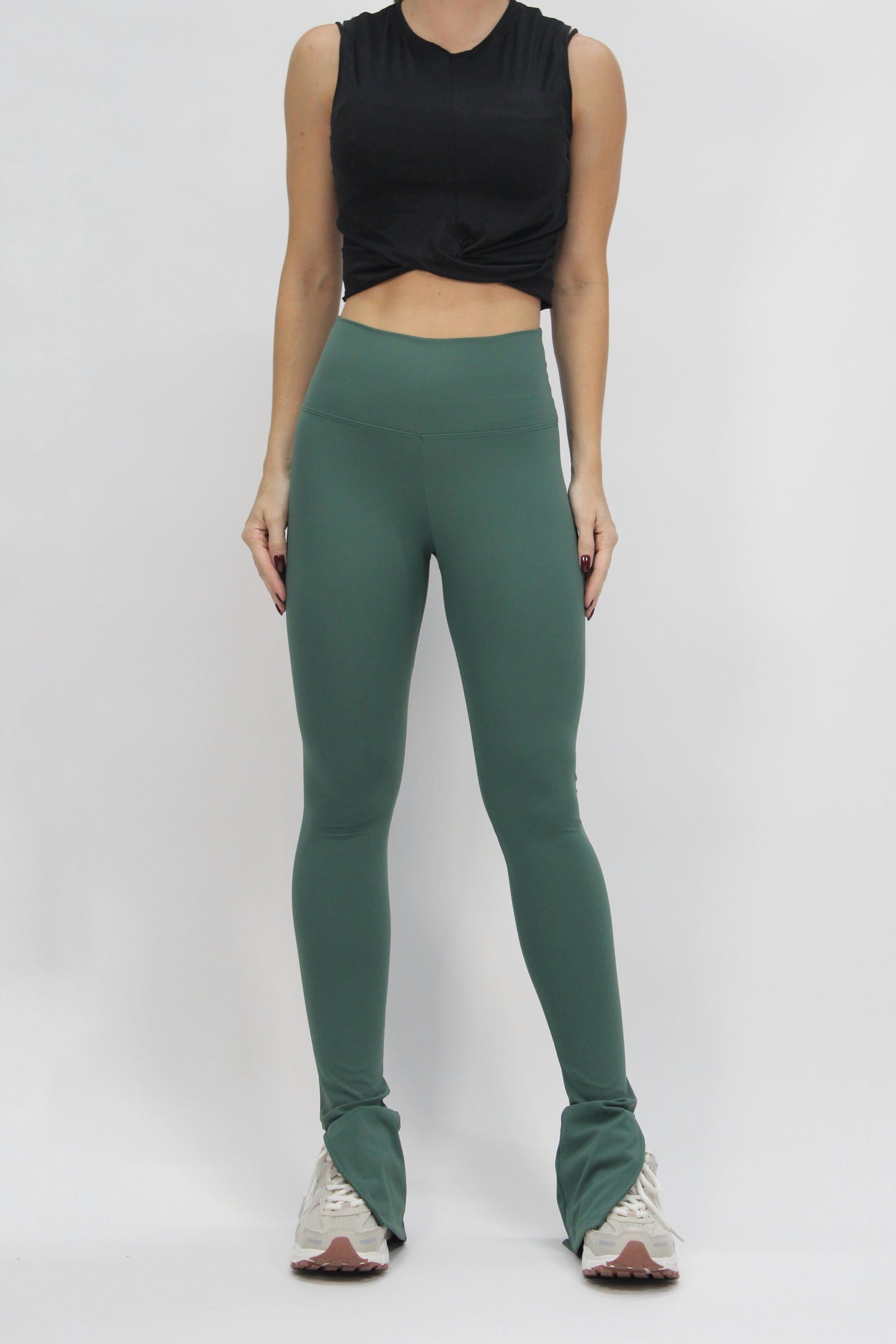 Split Flare Legging Esmeralda