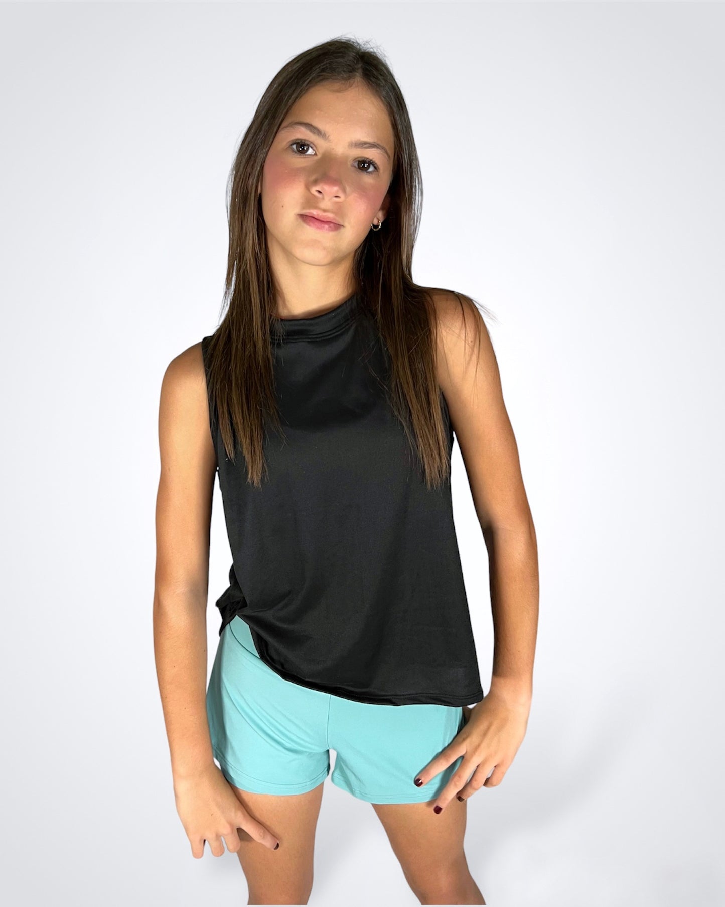 Kid t-shirt plain black