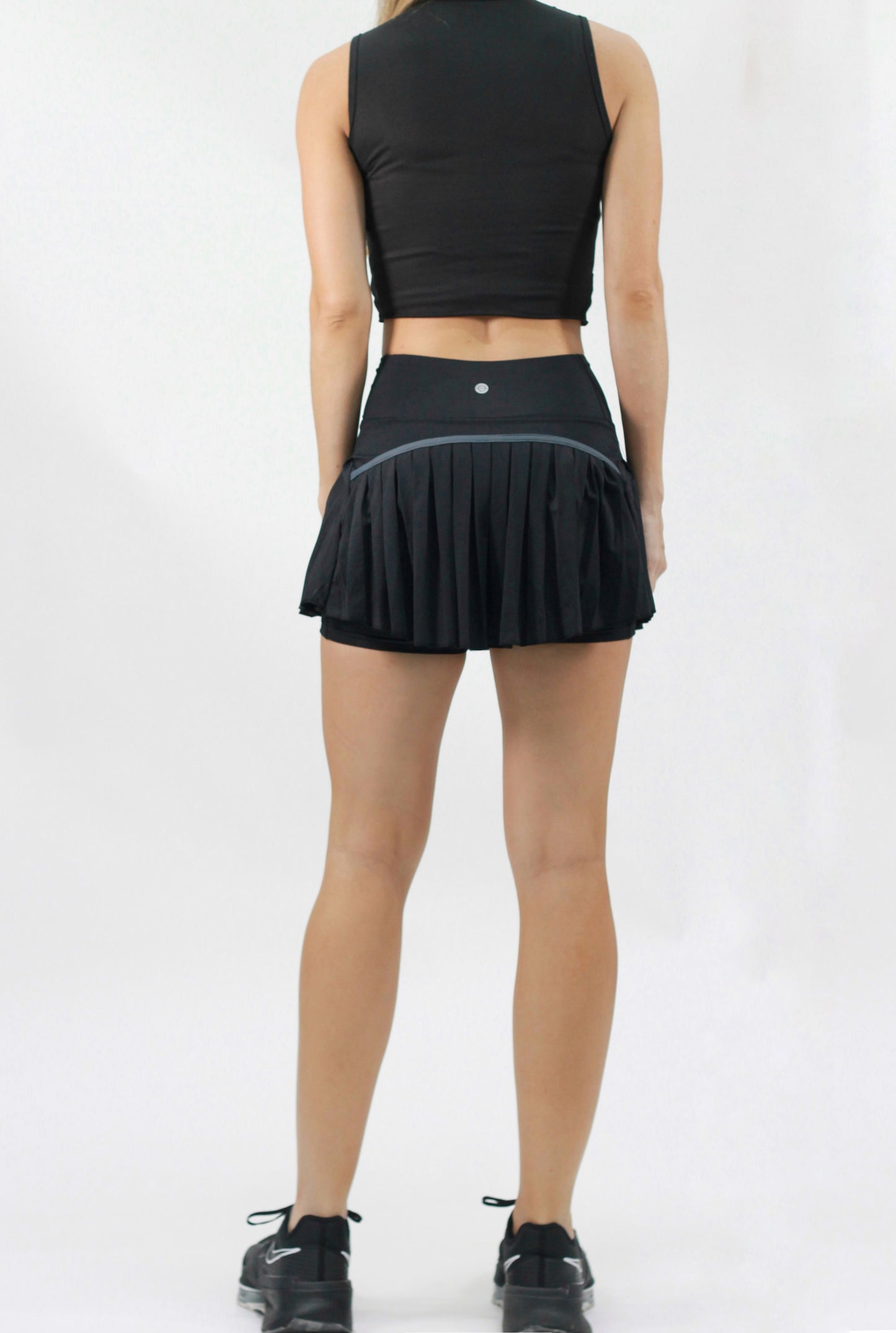 Knot Crop Basic shirt Black