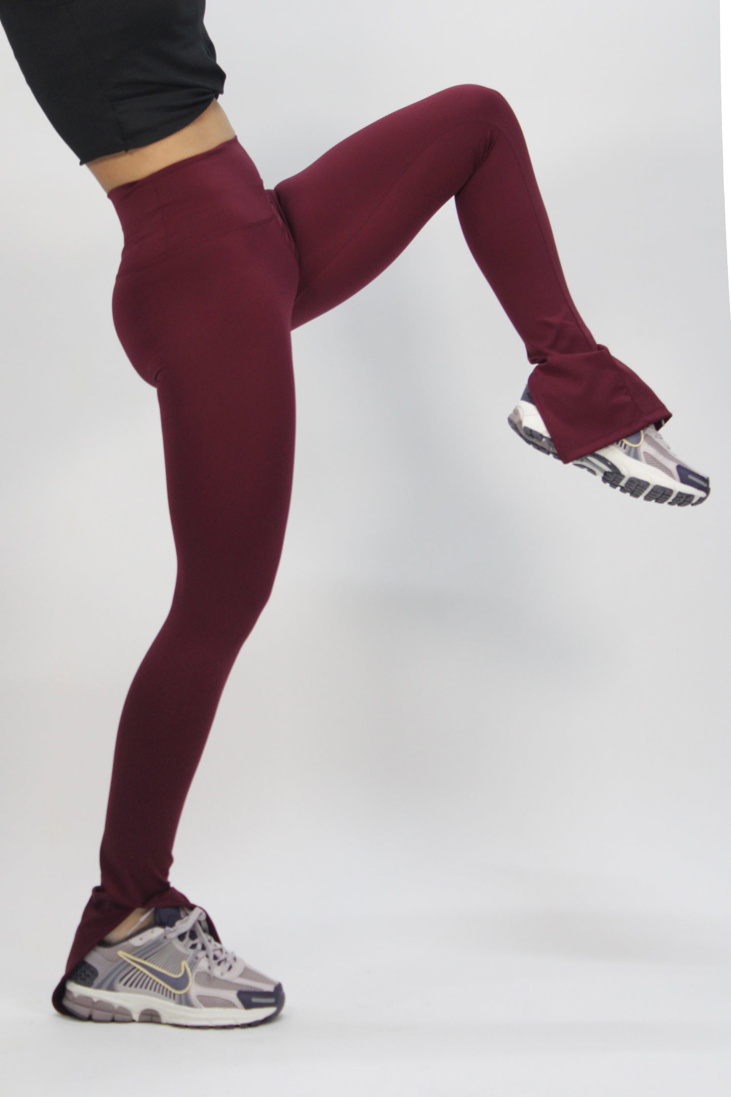 Split Flare Legging light vino