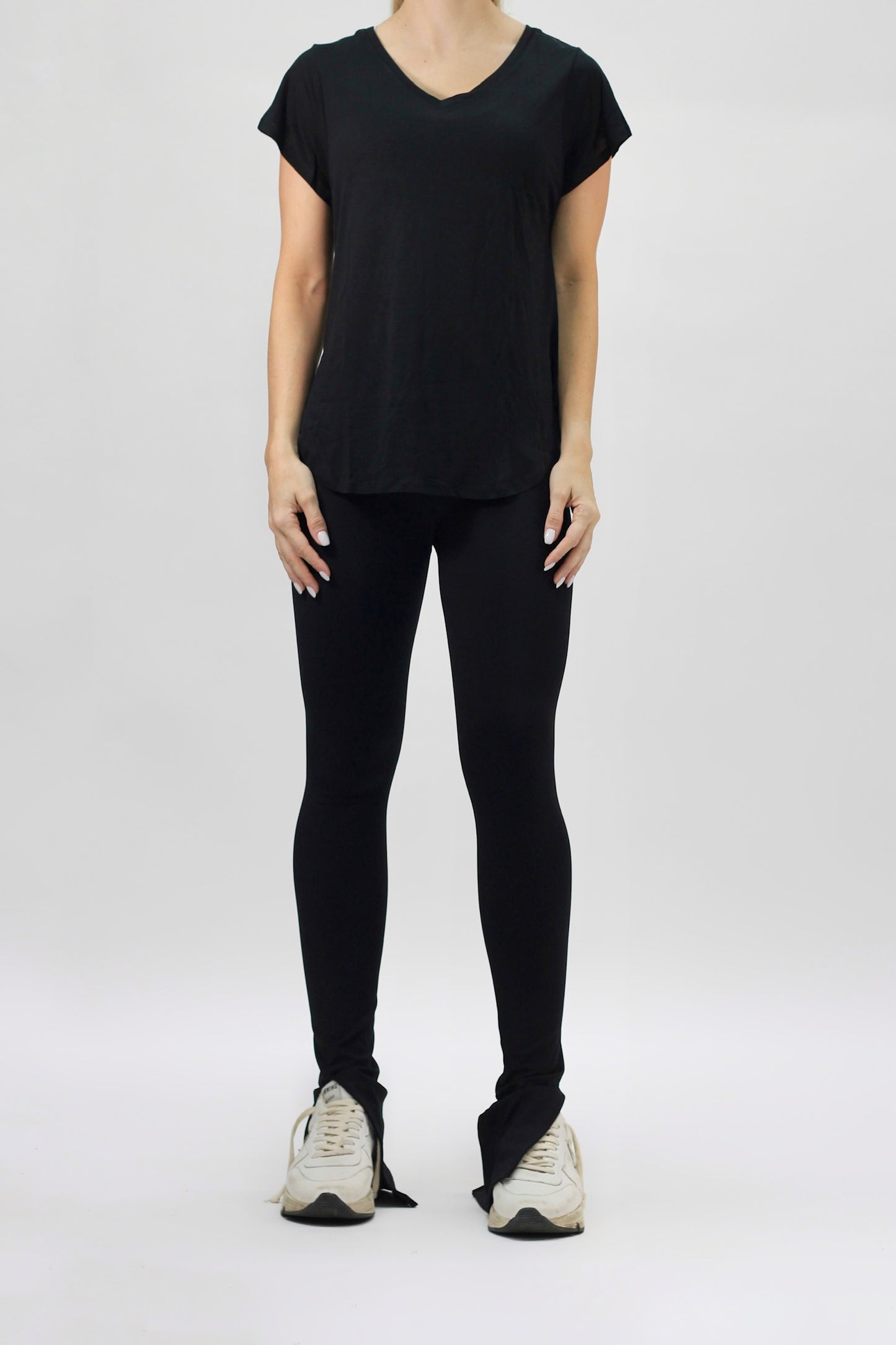 Soft basic shirt black