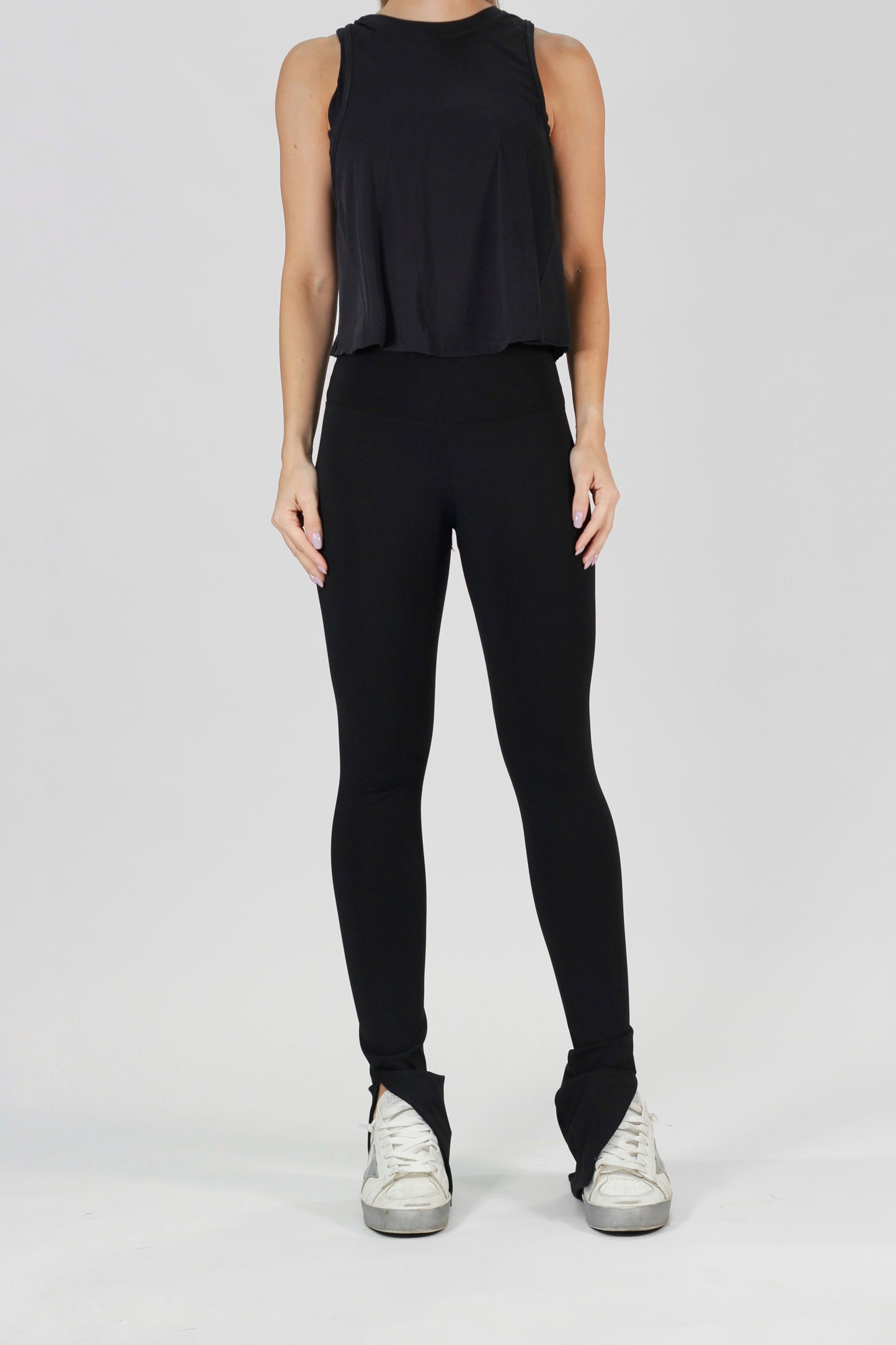 Pleated Basic Shirt Black