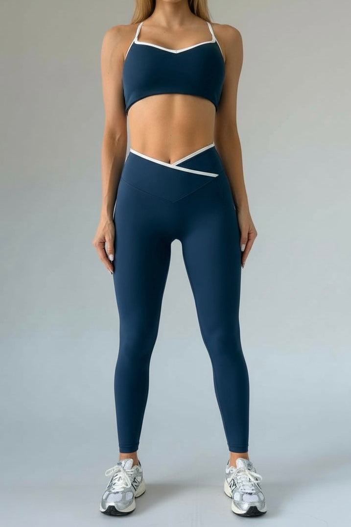 V sporty set navy