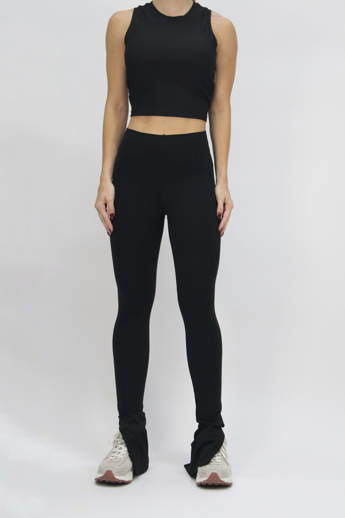Rib Tank Basic shirt black