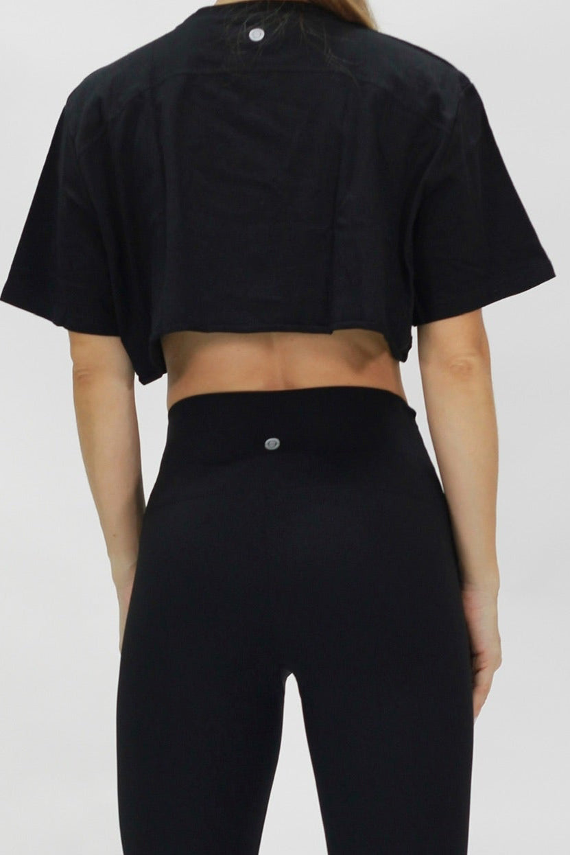 Shortie Basic Shirt black