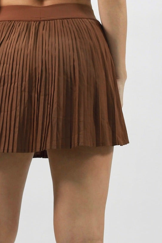 Mesh skirt 2 brown