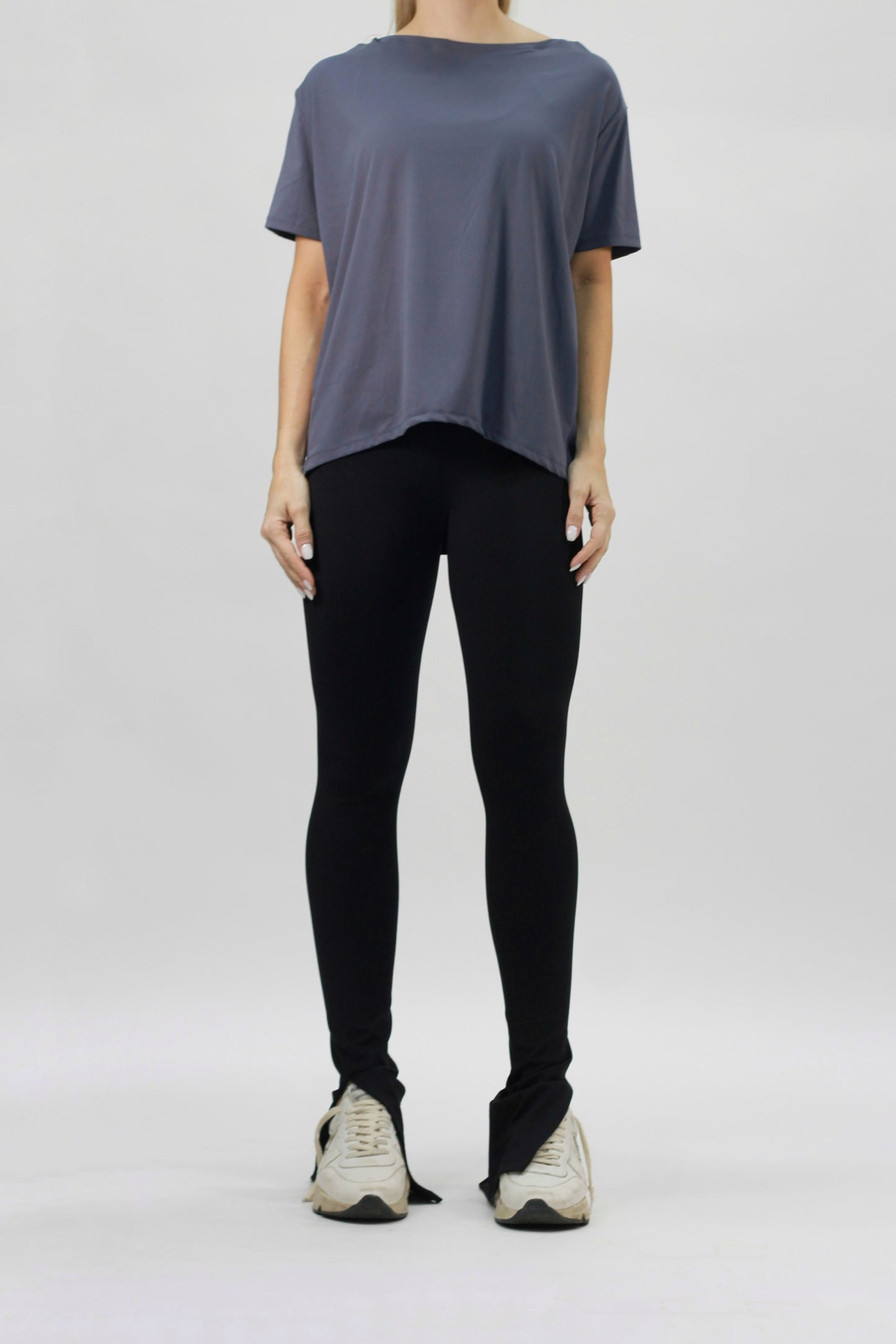 Oversized basic shirt gray