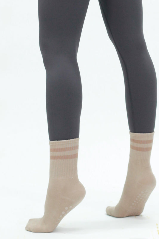 The Grip socks / khaki-sand