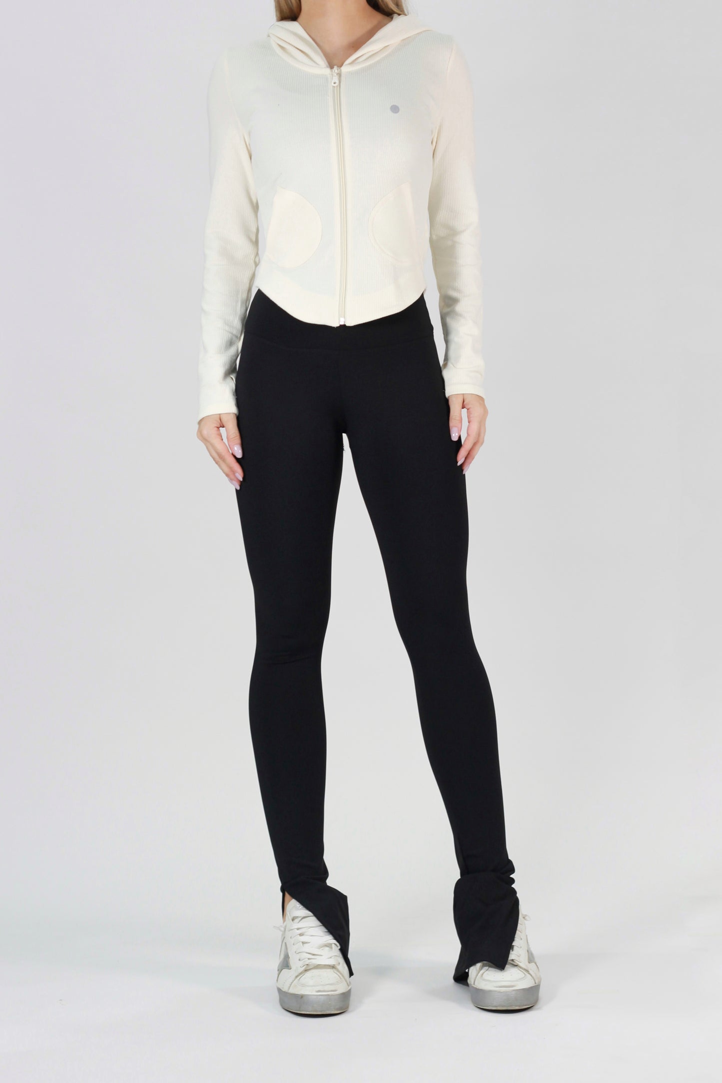 Rib sweater ivory