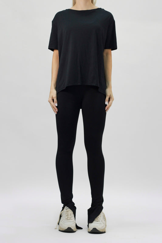 oversized basic shirt black
