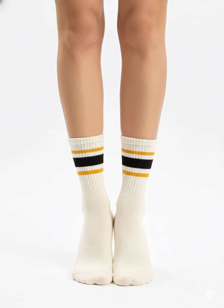 The Grip socks / black&yellow