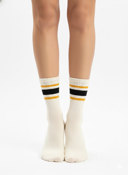 The Grip socks / black&yellow