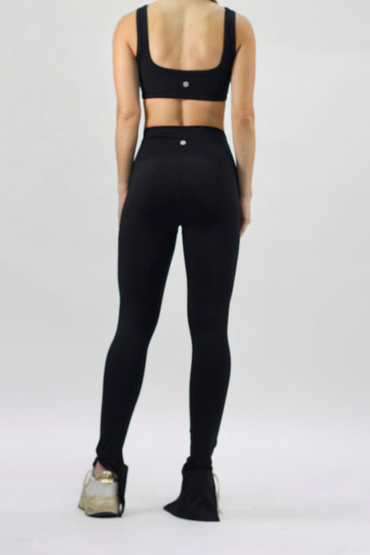 Basic rib top black