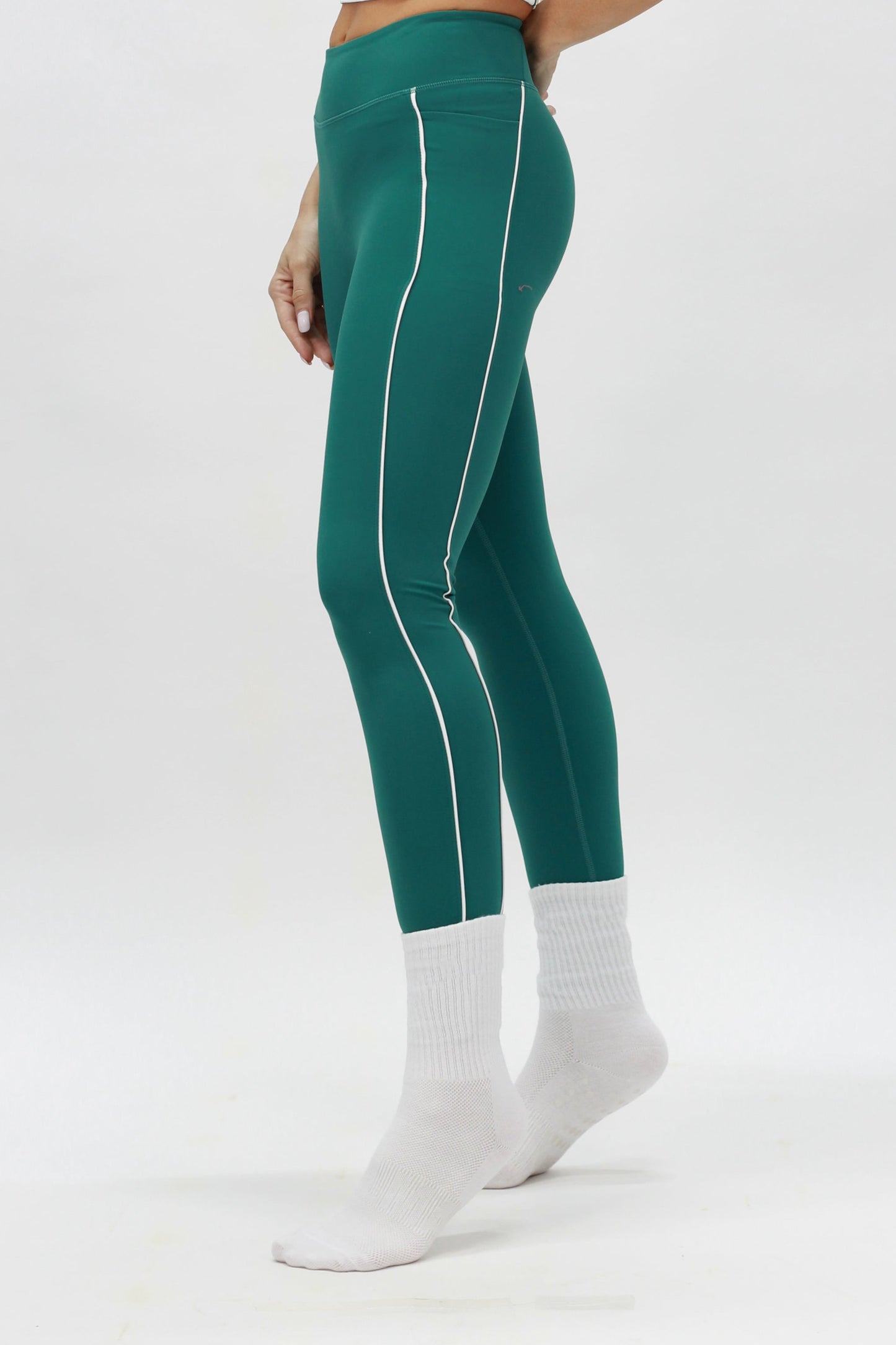 Sporty legging green