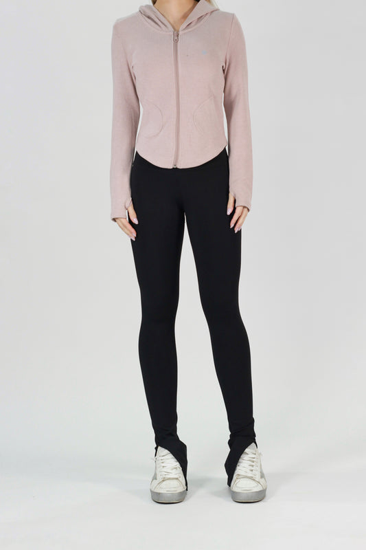 Rib sweater rose
