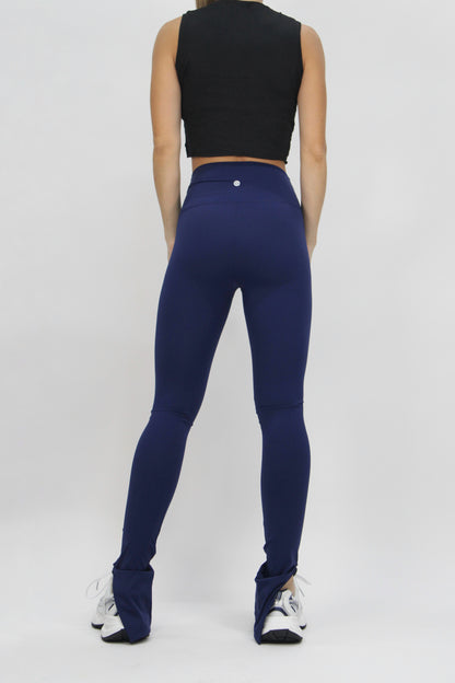 Split Flare Legging bright blue