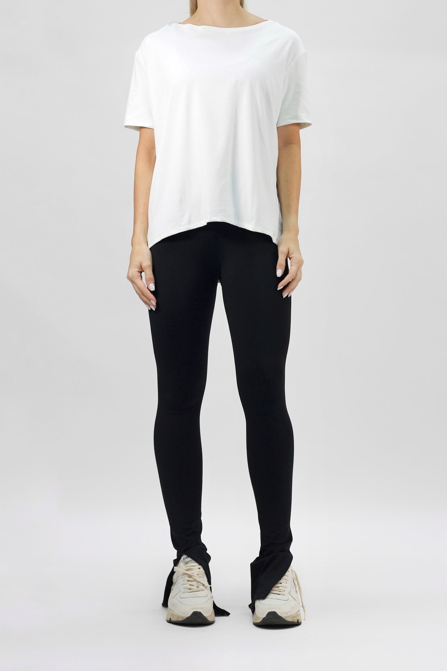 oversized basic shirt white