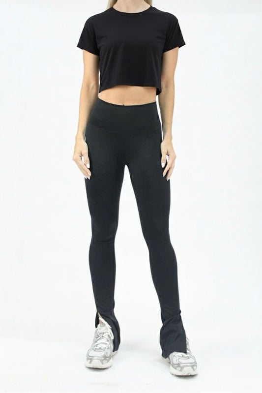 Crop t-shirt black