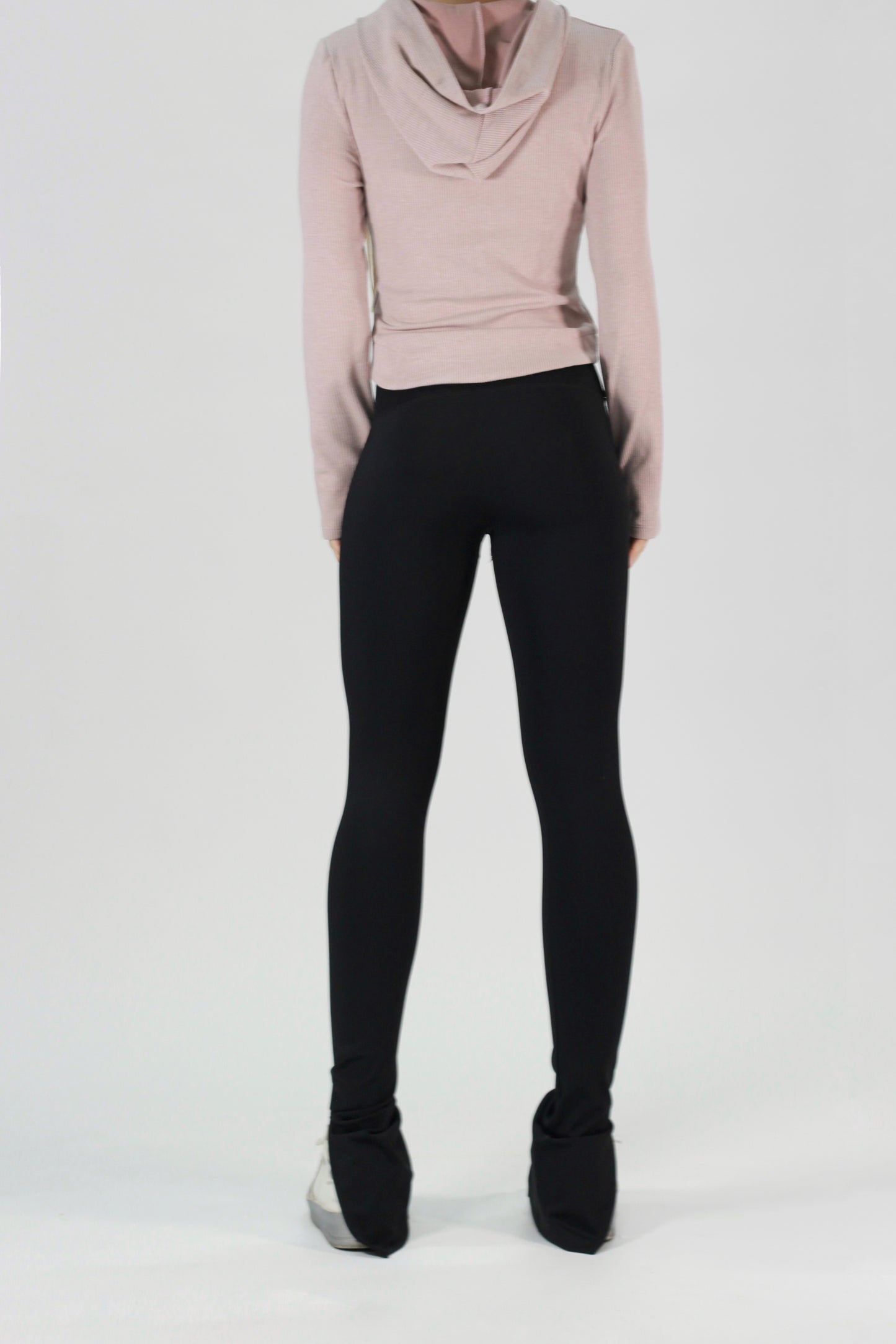 Rib sweater rose