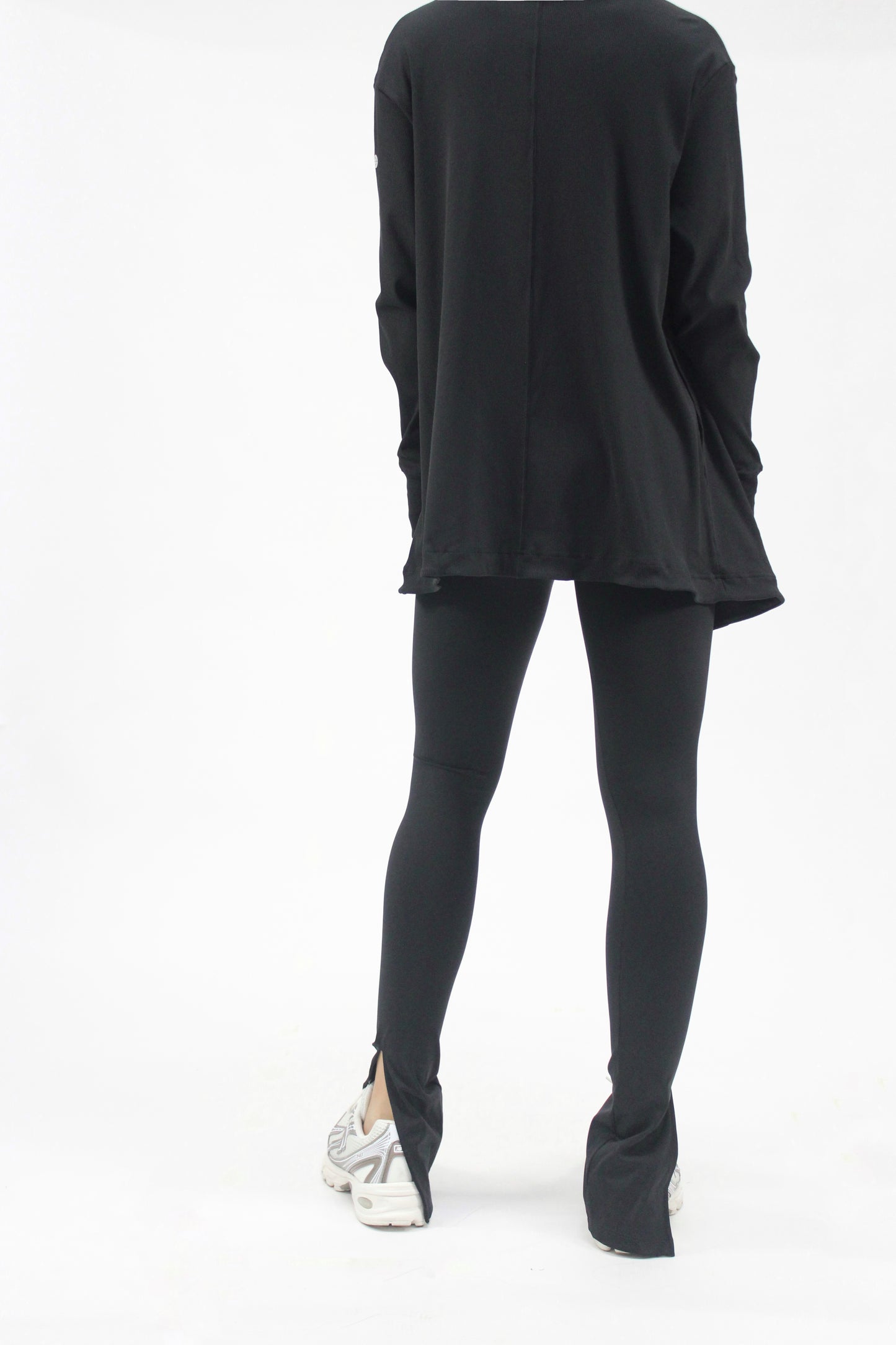 Rib Cardigan black