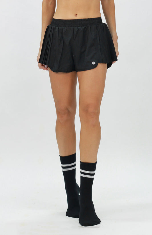 Flare short black