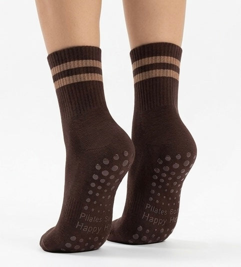 The Grip socks / chocolate&khaki