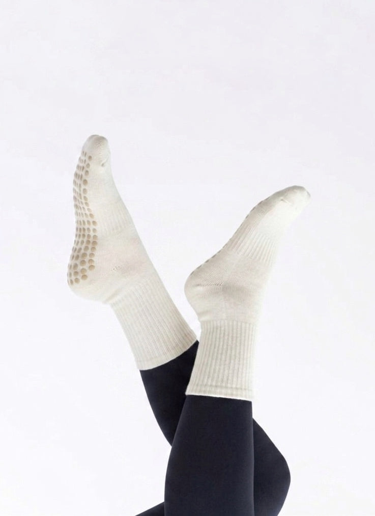 The Grip socks / ivory
