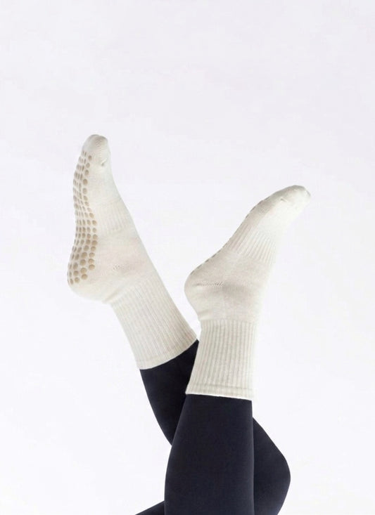 The Grip socks / ivory