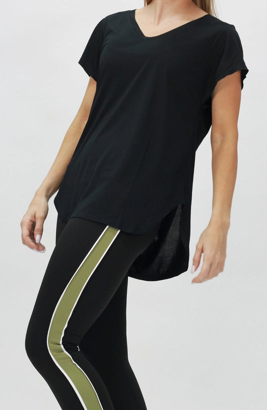 Soft basic shirt black