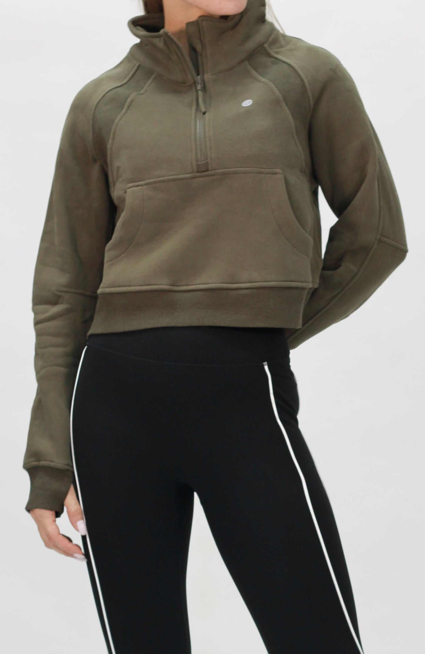 Zip Sweater green