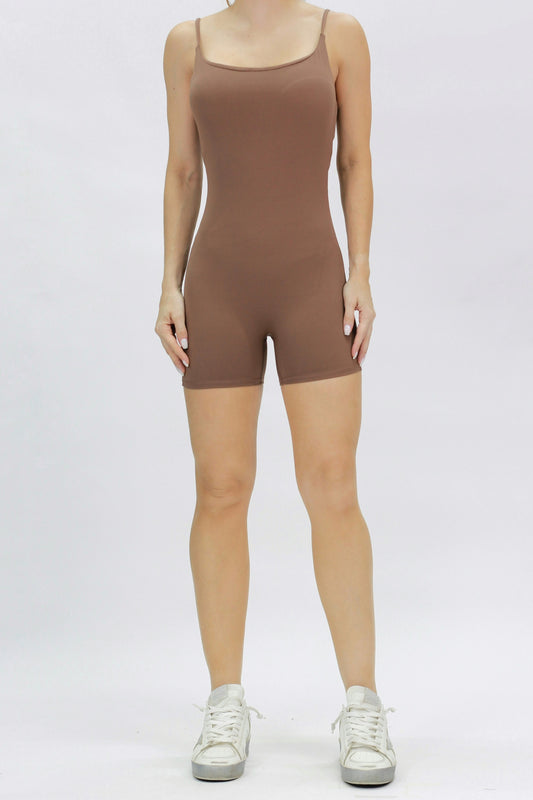 Jumpsuit biker 3 tan