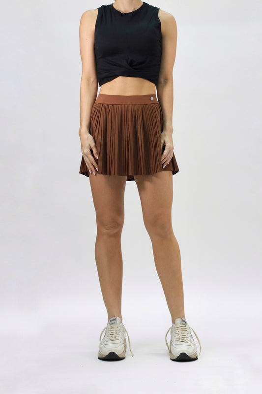 Mesh skirt 2 brown