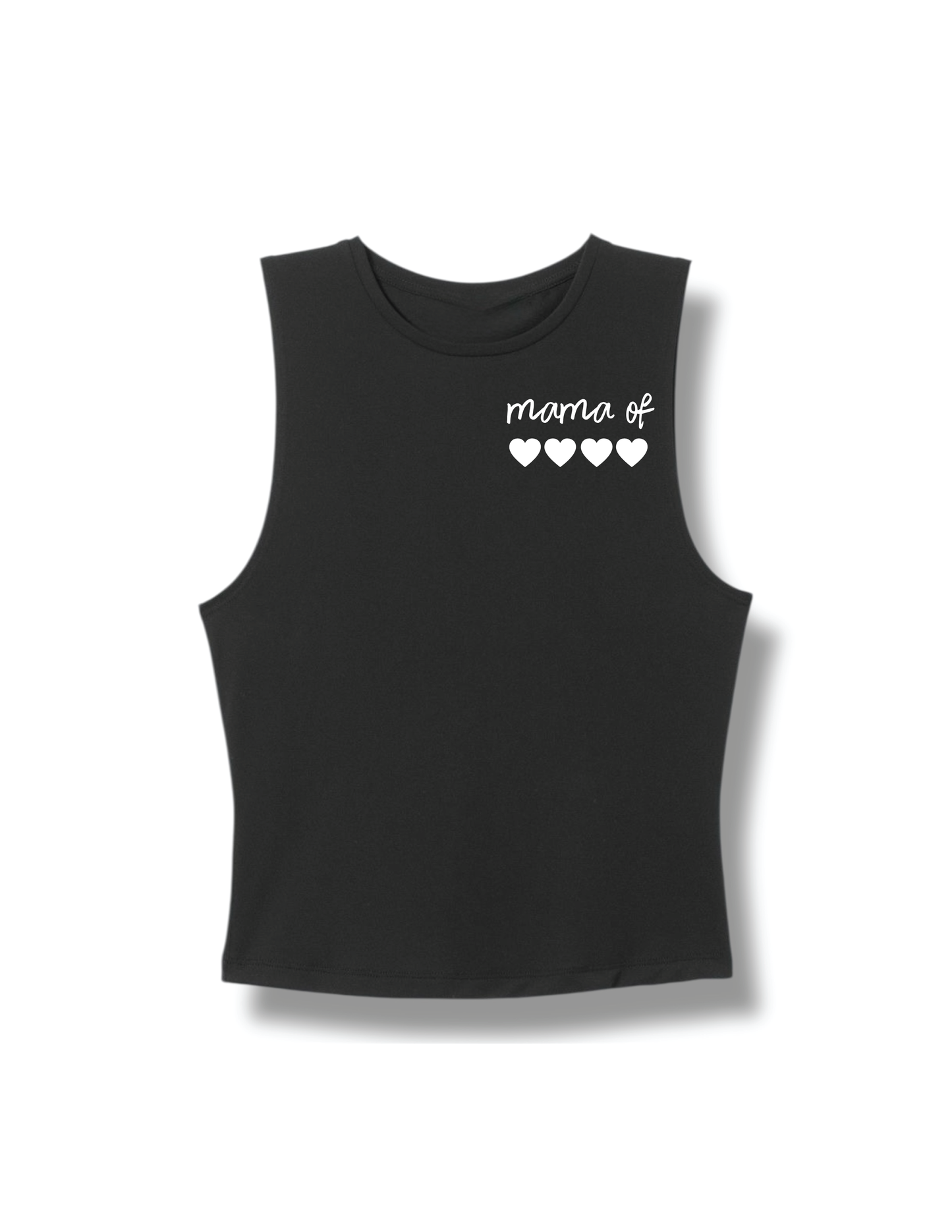 Mama of (#) logo t-shirt