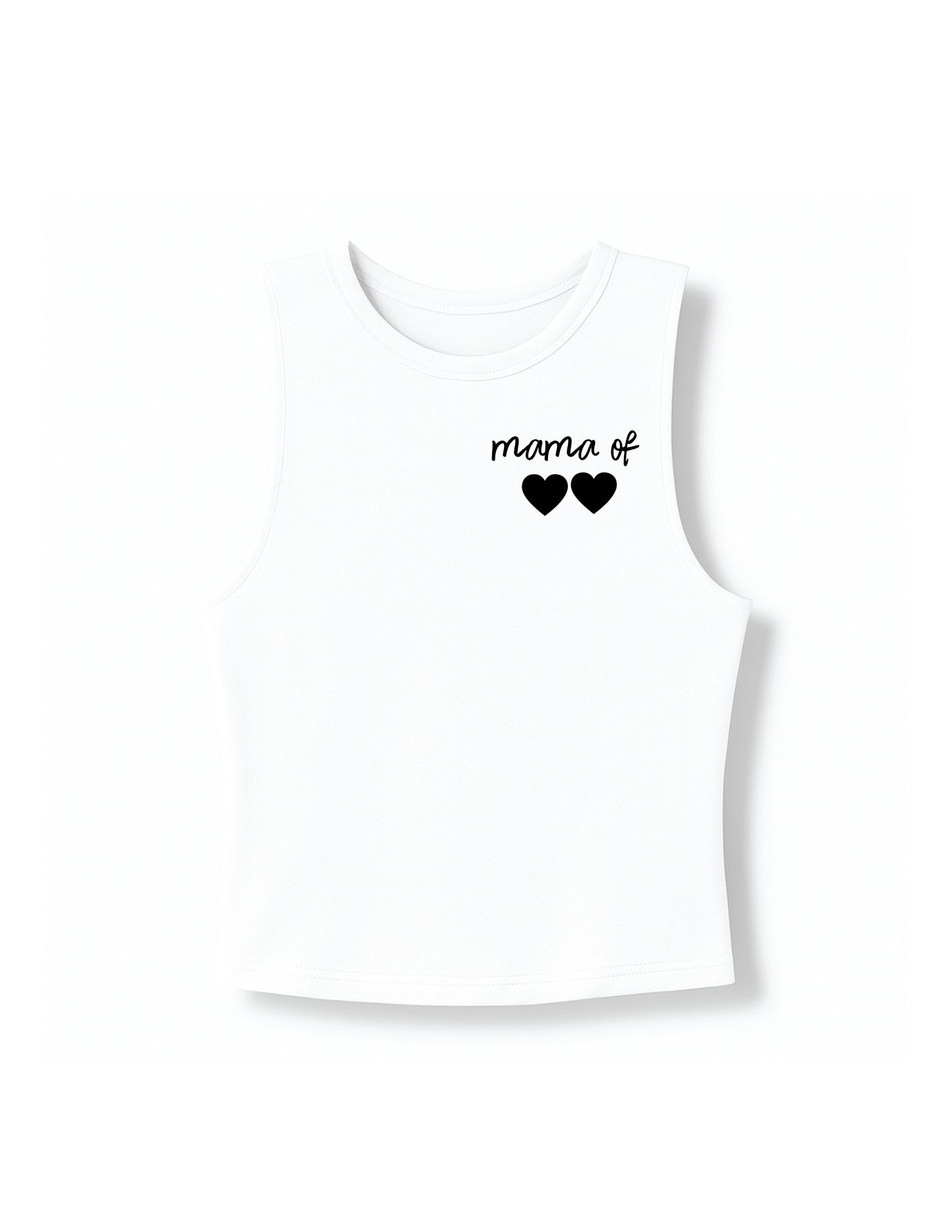 Mama of (#) logo t-shirt