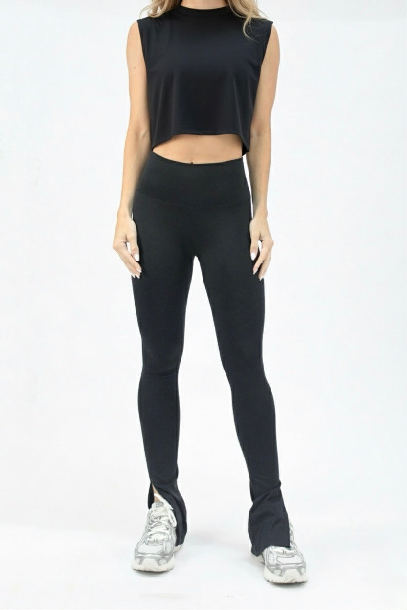 Crop tank Black