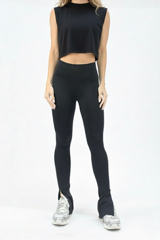 Crop tank Black