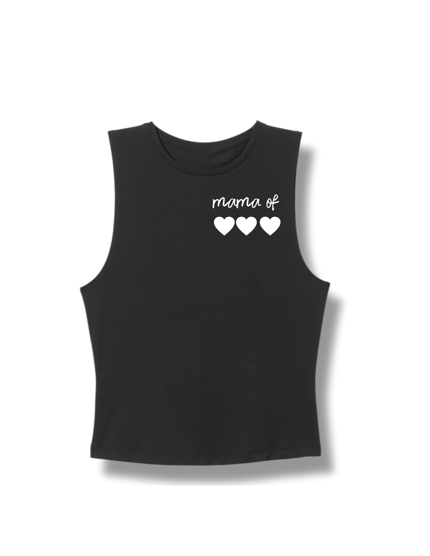Mama of (#) logo t-shirt