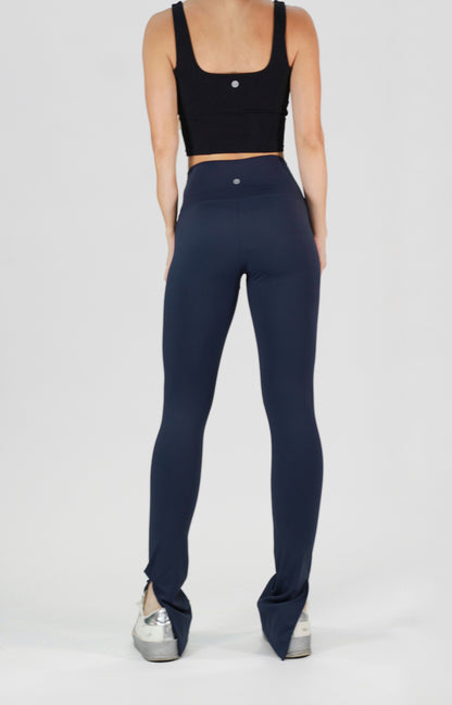 Split Flare Legging Navy