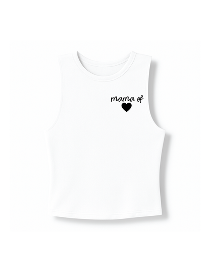 Mama of (#) logo t-shirt