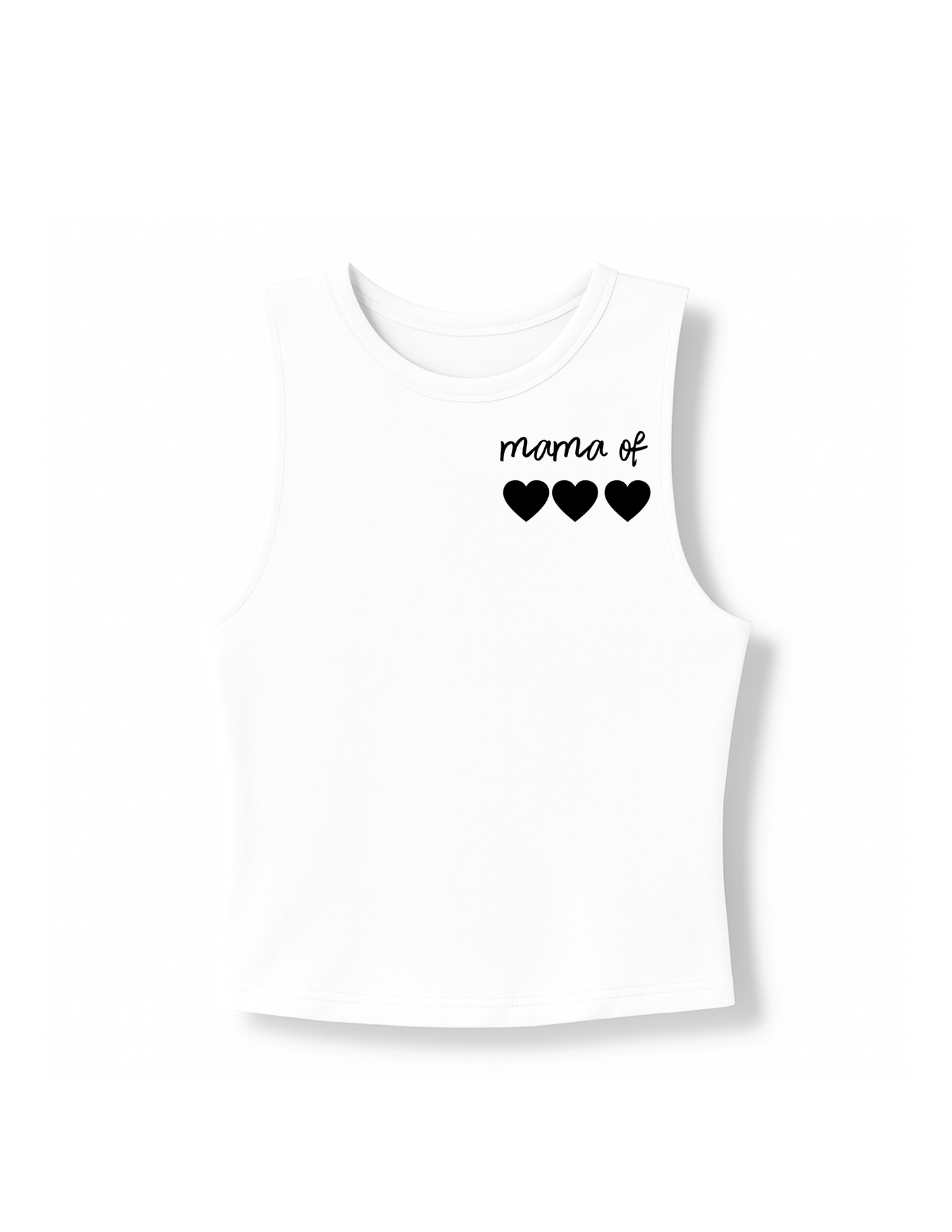 Mama of (#) logo t-shirt
