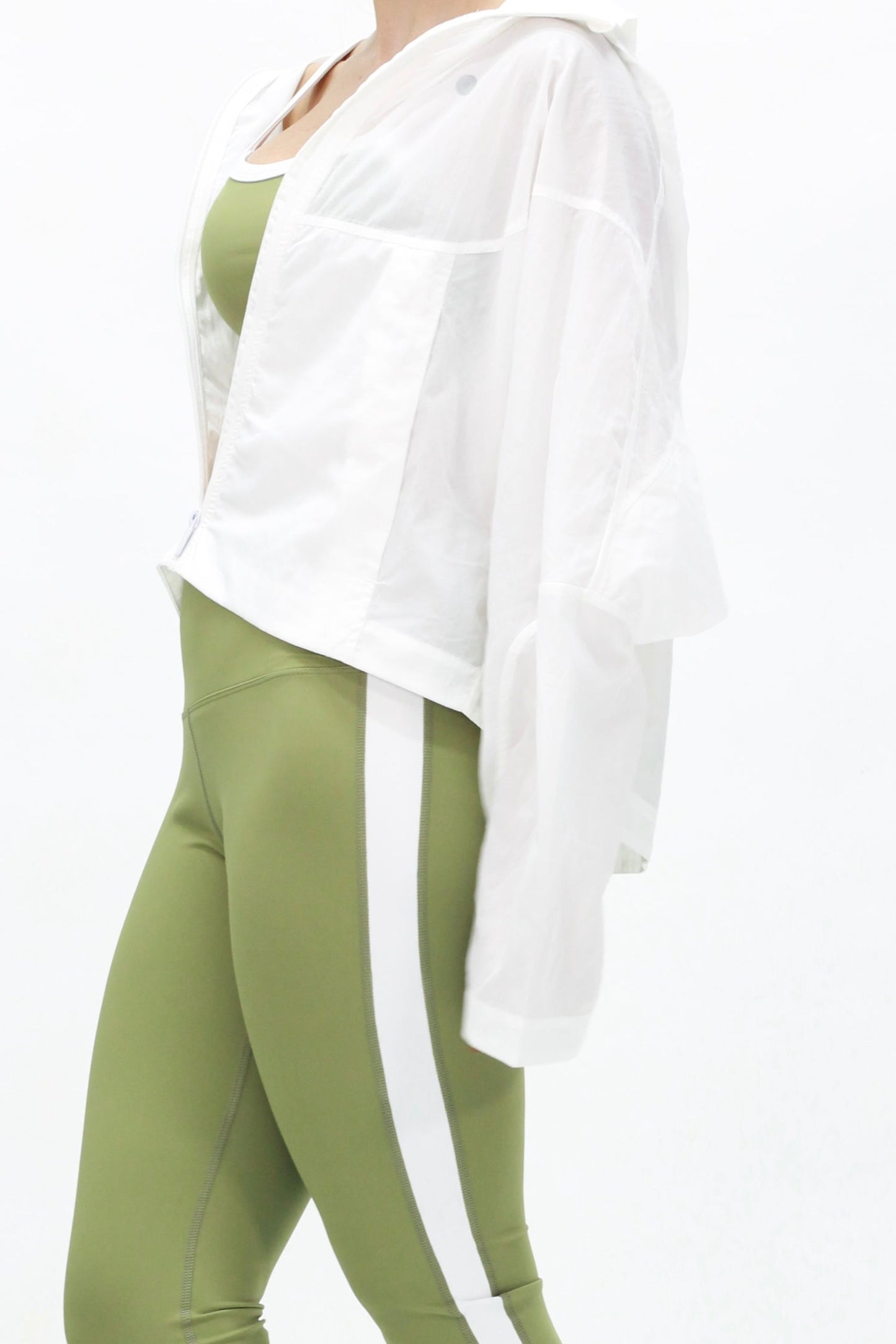 Parachute jacket white